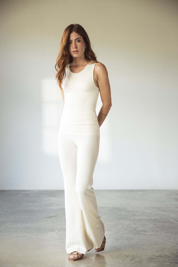 PANTALÓN FLAIRE RIB