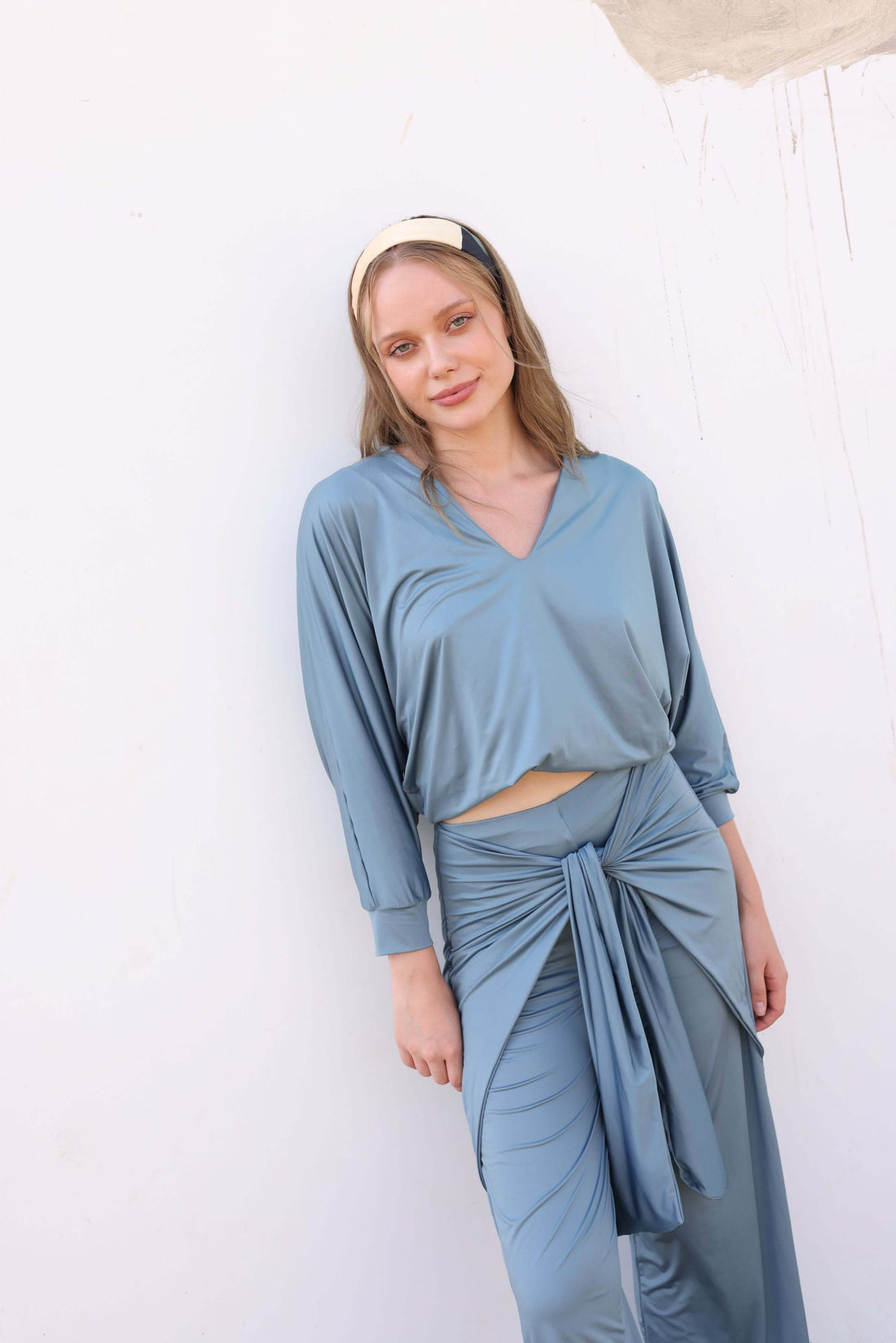 BLUSA CUELLO EN V
