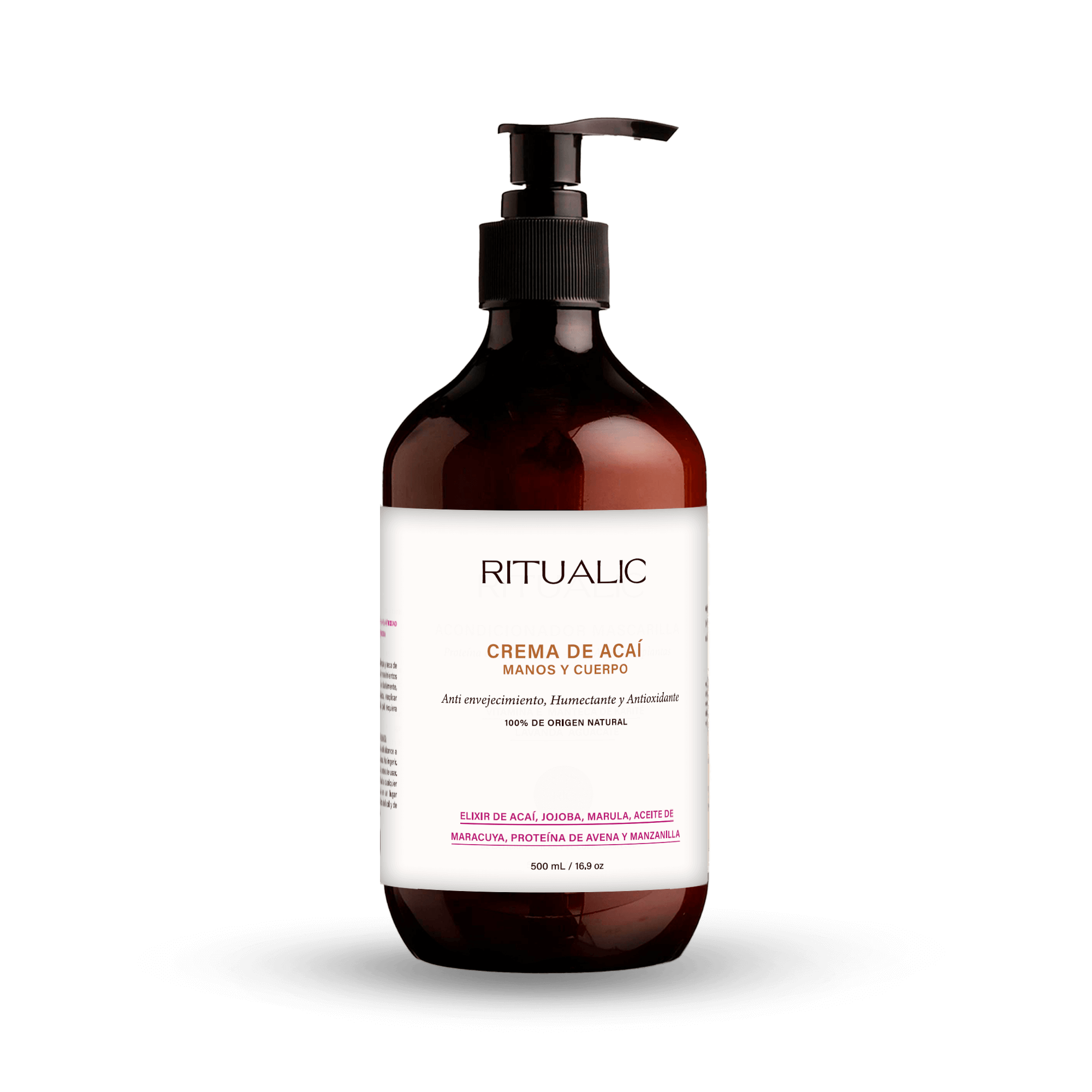 CREMA MANOS Y CUERPO ANTIOXIDANTE, HUMECTANTE Y ANTI ENVEJECIMIENTO DE AÇAI