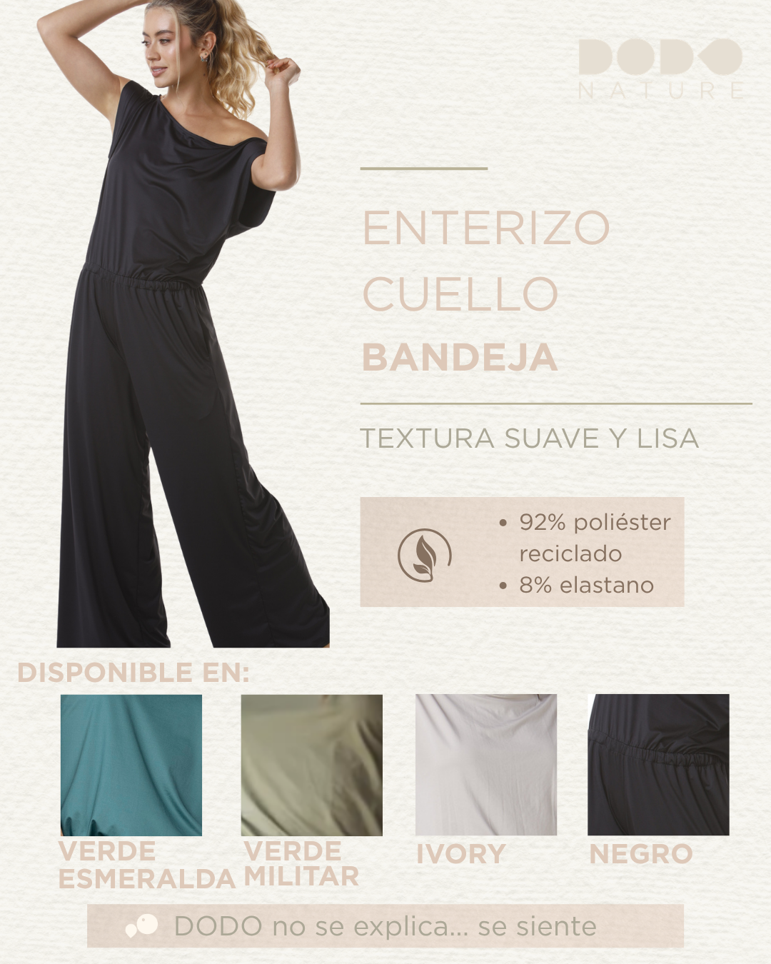 ENTERIZO CUELLO BANDEJA