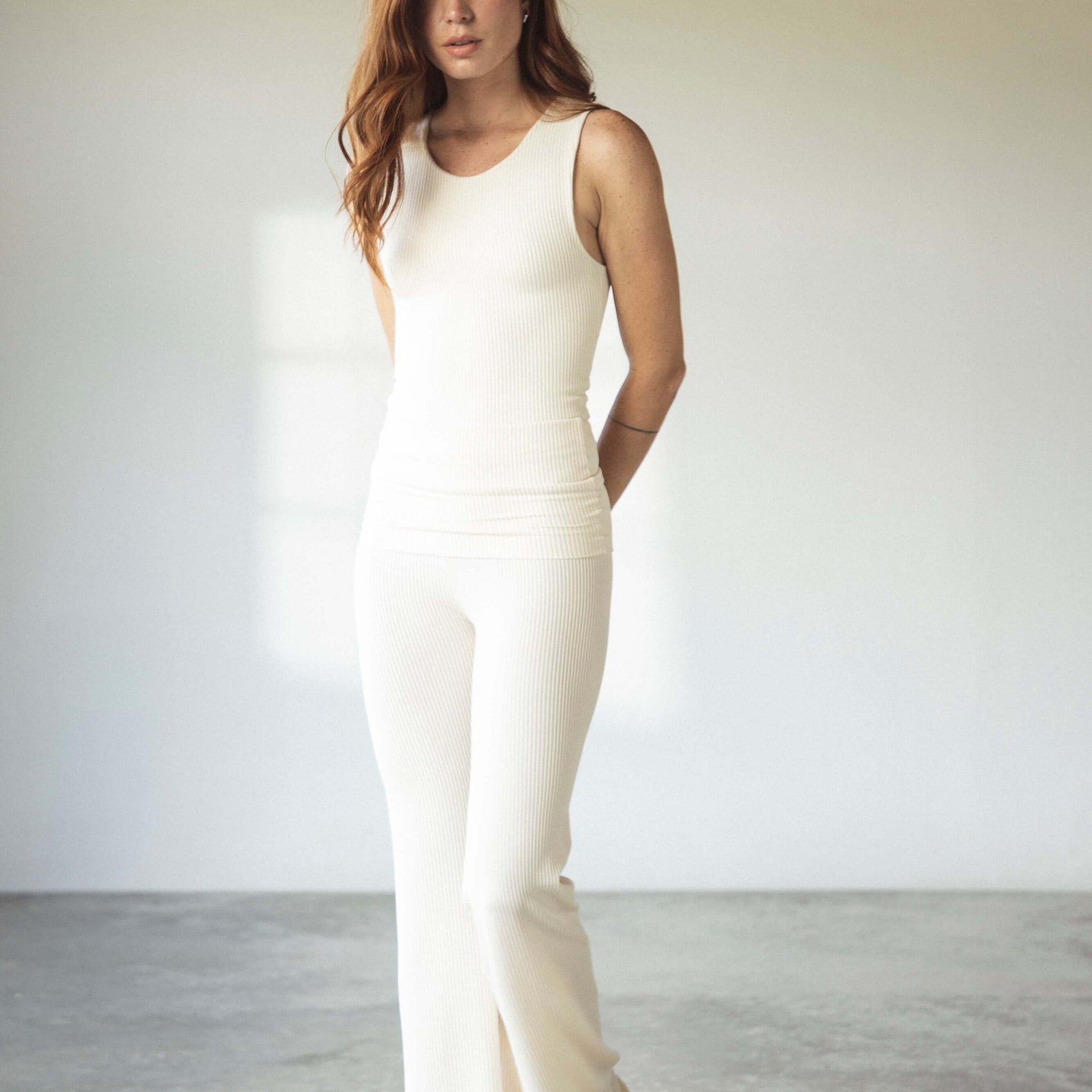PANTALÓN FLAIRE RIB
