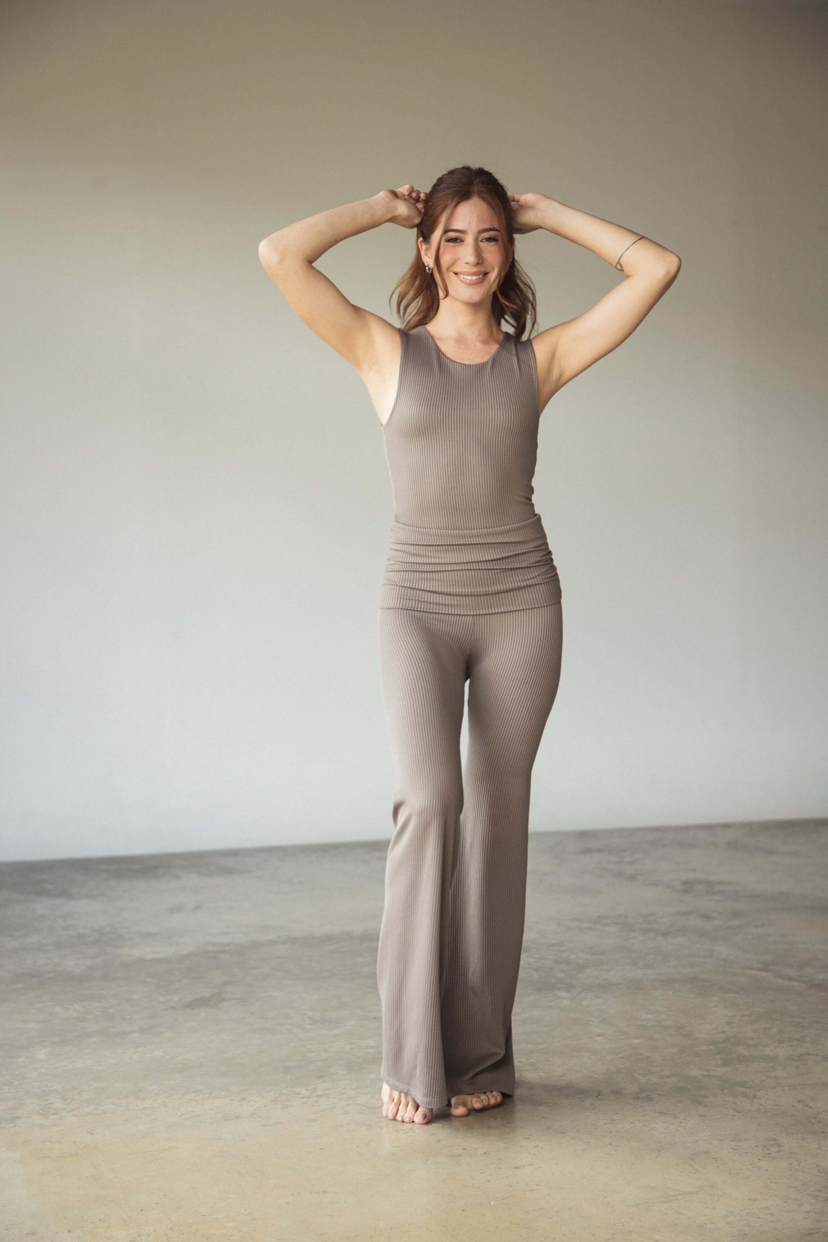 PANTALÓN FLAIRE RIB