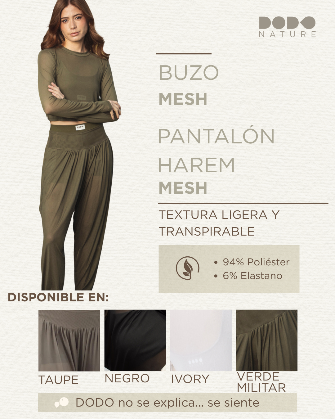 PANTALÓN HAREM MESH