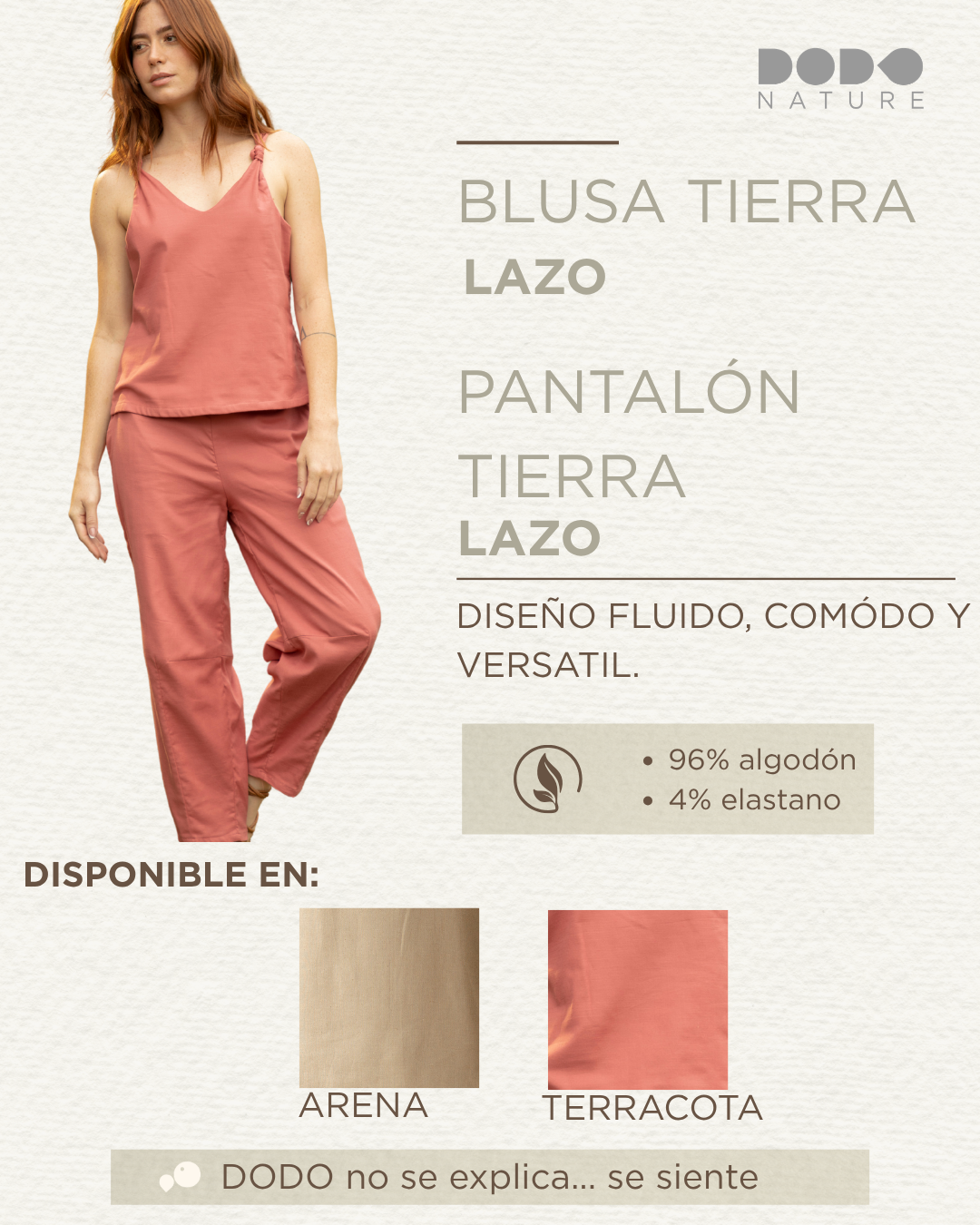 BLUSA TIERRA LAZO