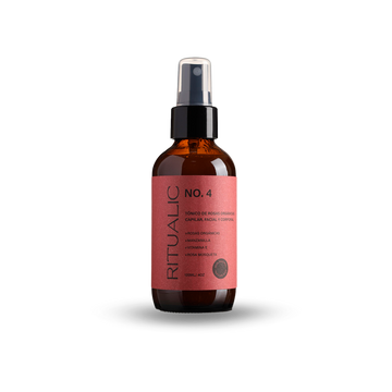 NO.4 TÓNICO DE ROSAS ORGÁNICAS. CAPILAR, FACIAL Y CORPORAL