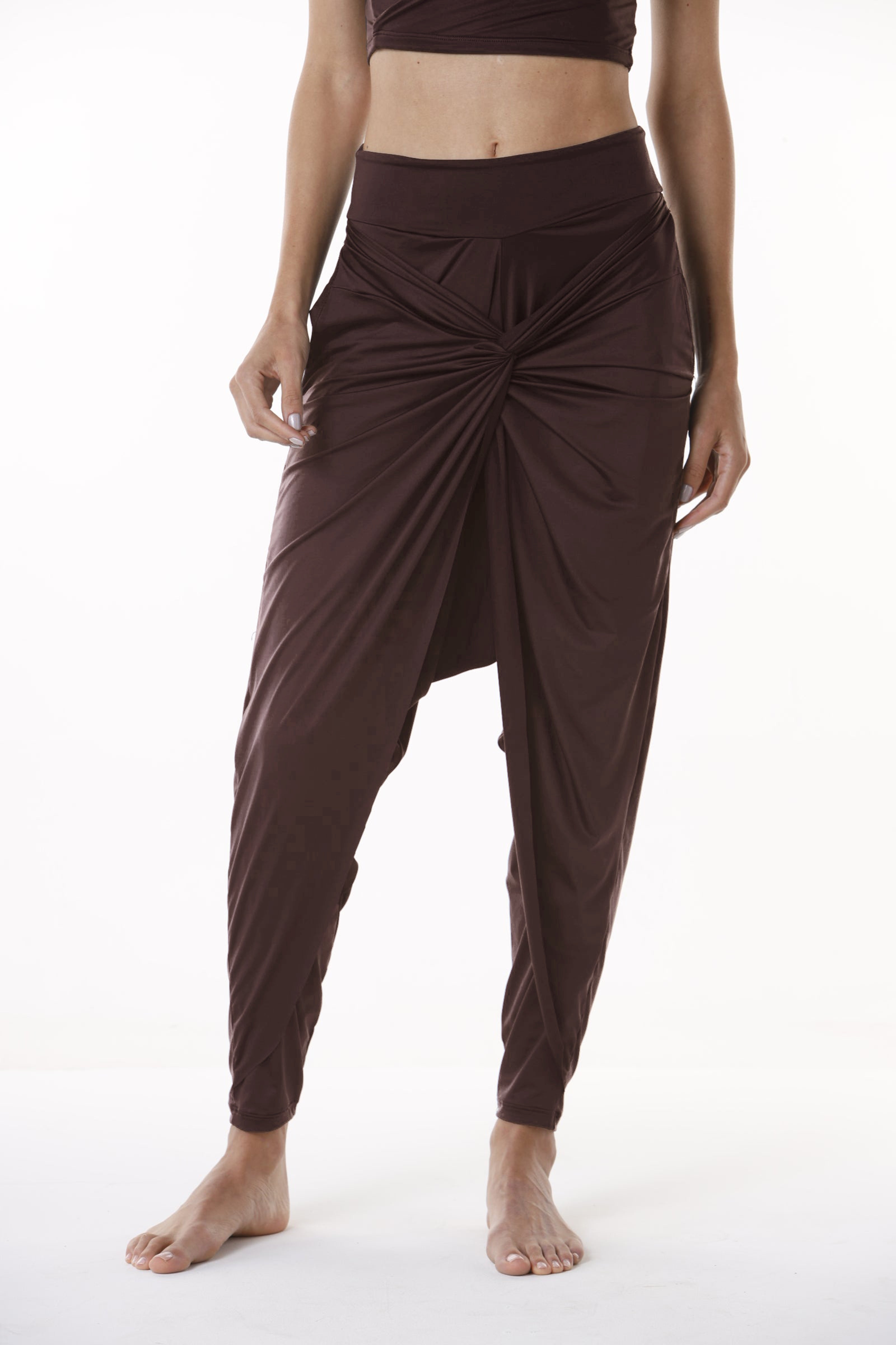 PANTALÓN HAREM CON NUDO