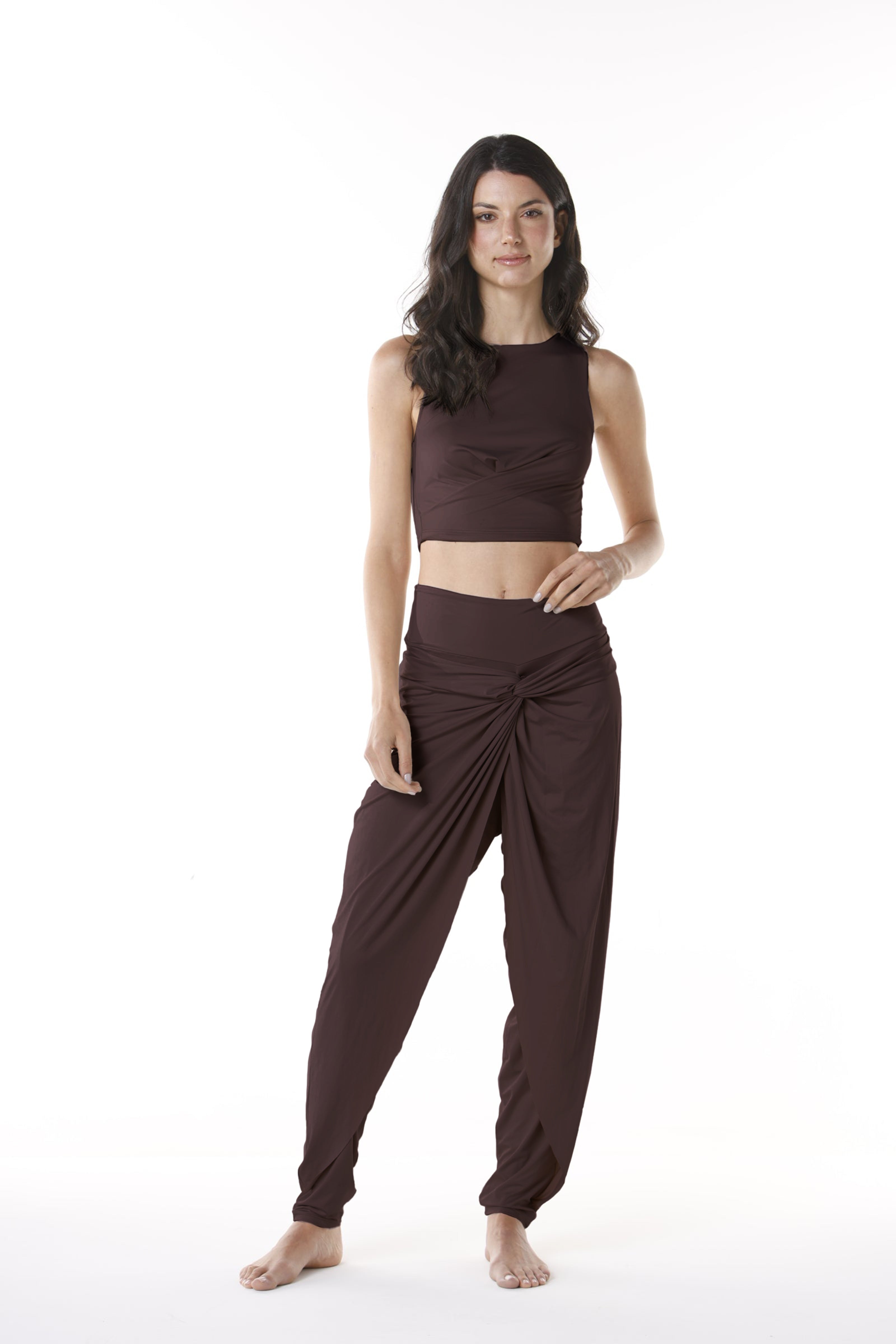 PANTALÓN HAREM CON NUDO